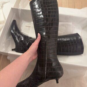 Toteme Leather Knee-high Boots